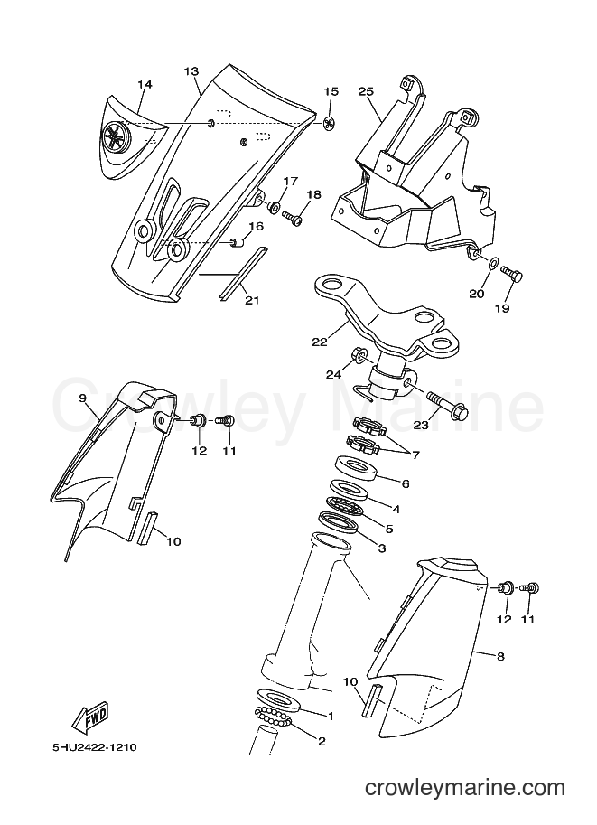 Yamaha Motors T105SE (5HU5) [020] - STEERING
