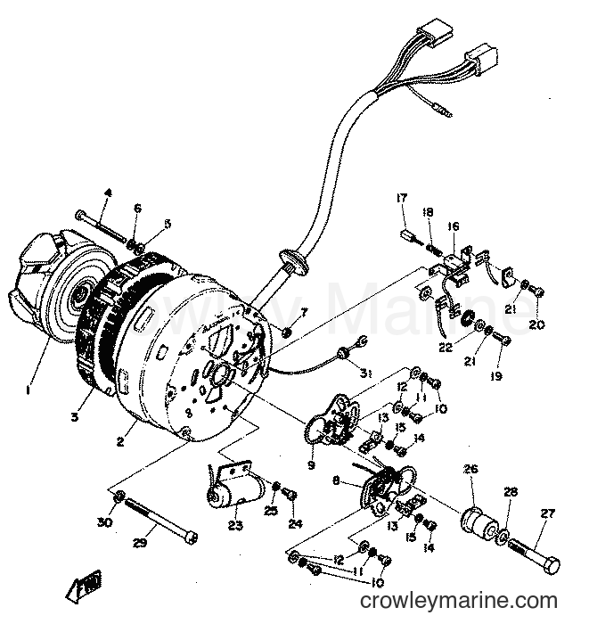 1974 Street Bike RD250 - RD250 (RD0) [999] - GENERATOR