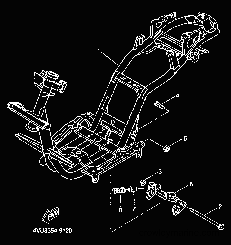 Yamaha Motors CW50 (5HG8) [010] - FRAME