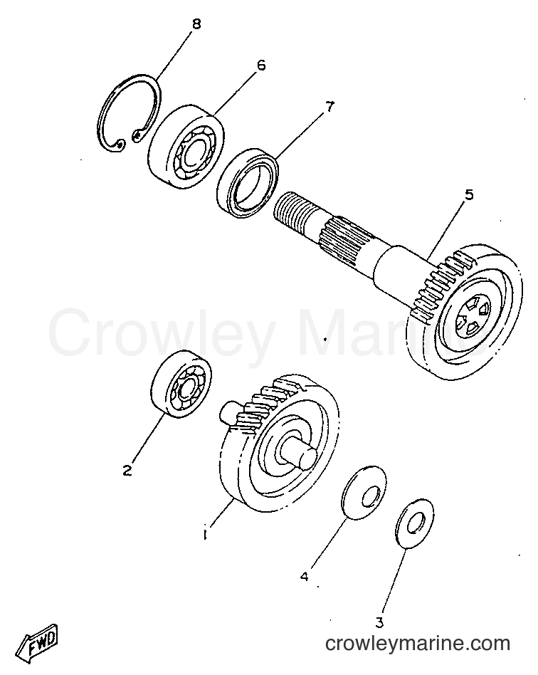 1997 Scooter YN50 - YN50 (5BV1) [999] - TRANSMISSION