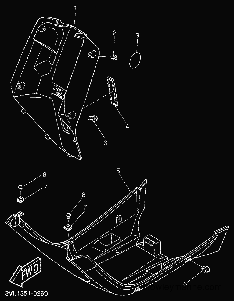 Yamaha Motors CW50 (5MN1) [020] - LEG SHIELD