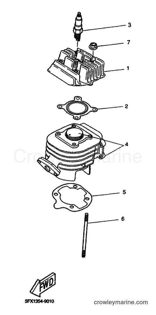 2000 Scooter CW50 - CW50 (5MN1) [030] - CYLINDER