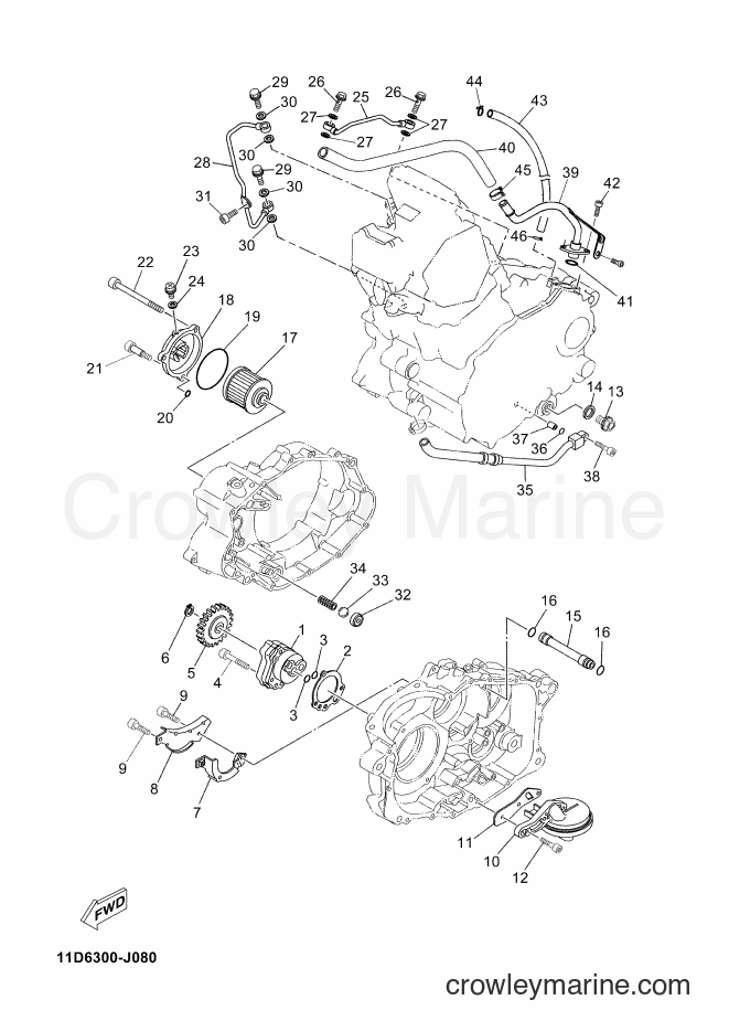 2010 Dirt Bike XT660Z - XT660Z (11D6) [010] - OIL PUMP