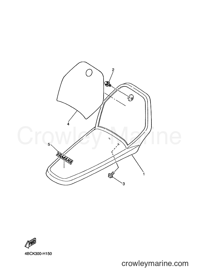 2009 Dirt Bike PW80 - PW80 (4BCK) [010] - FRONT FENDER