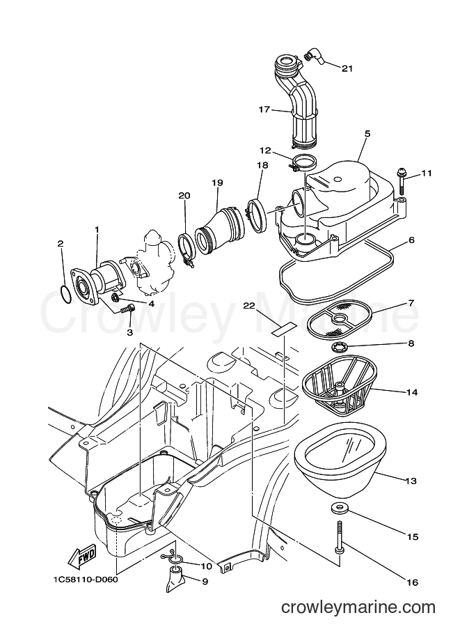 Yamaha Motors YFM125A (1C5F) [010] - INTAKE