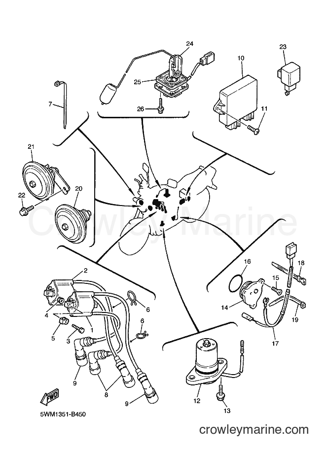2003 Street Bike XJR1300 - XJR1300 (5WM3) [070] - ELECTRICAL 1