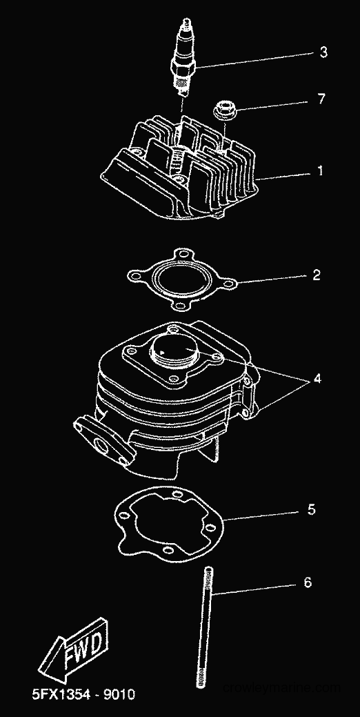 2000 Scooter CW50RS - CW50RS (5FXG) [010] - CYLINDER