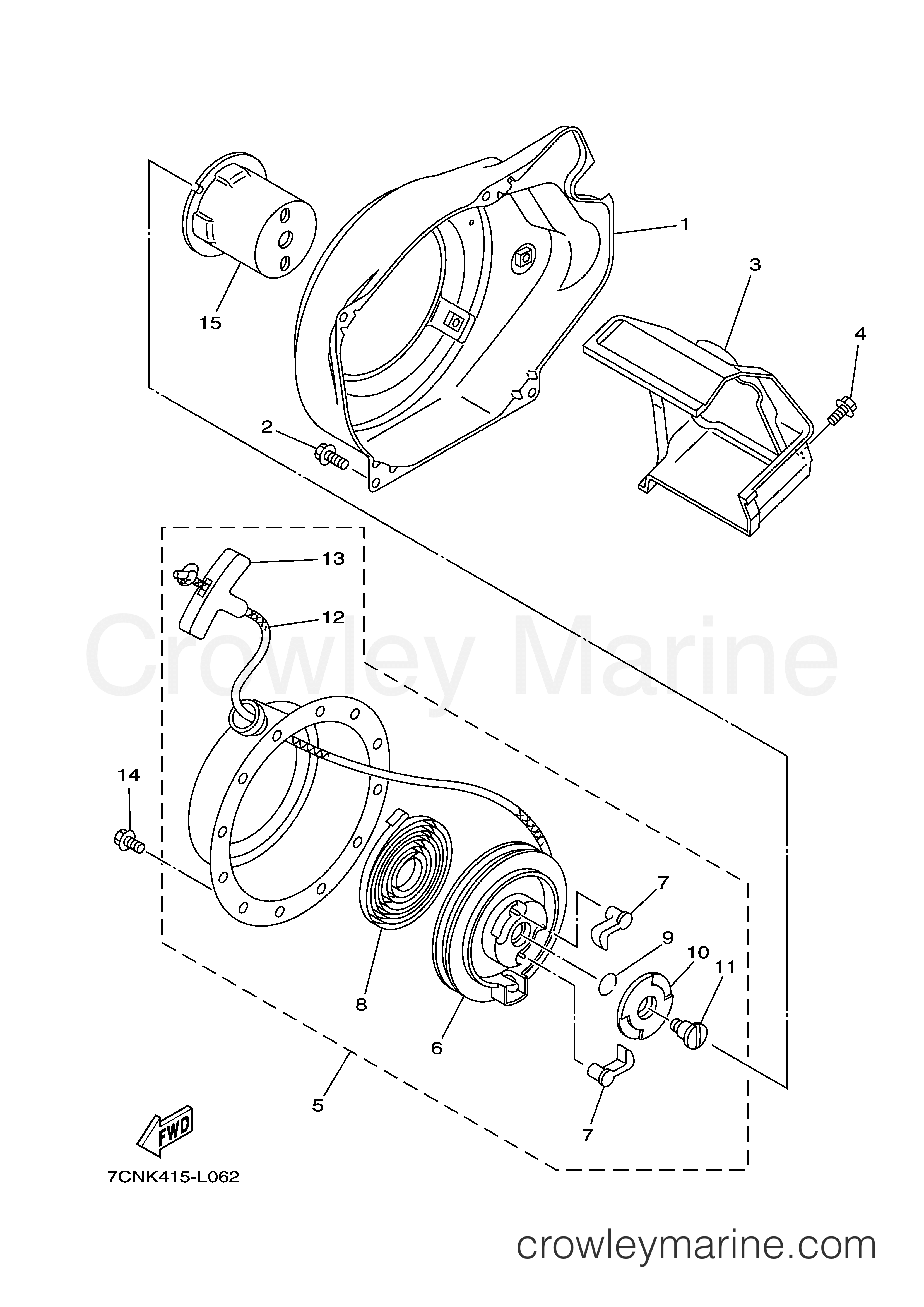 Yamaha Motors MZ175K2UC - AIR SHROUD STARTER