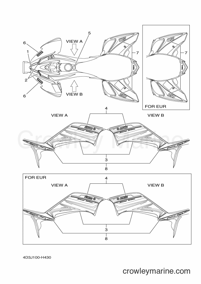 2009 ATV YFM250R - YFM250R (4D3J) [010] - GRAPHICS