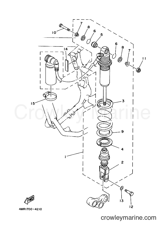 2002 Dirt Bike TT250R - TT250R (4PX8) [010] - REAR SUSPENSION