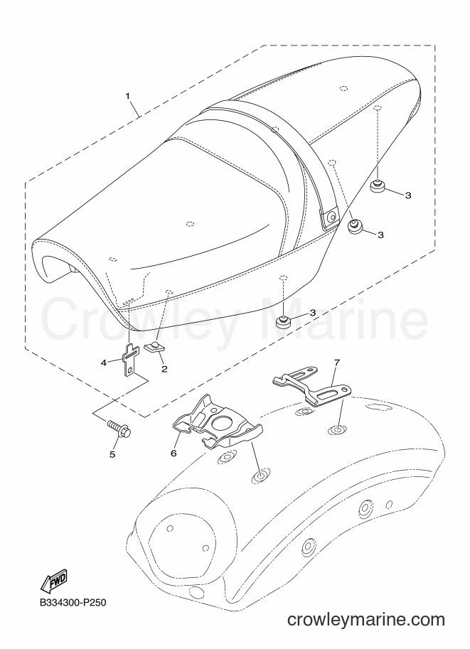 Yamaha Motors XVS950CU (B336) [010] - SEAT