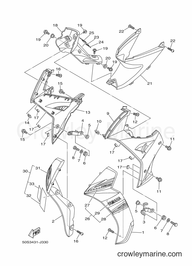 2011 Scooter T110LS - T110LS (50S3) [010] - LEG SHIELD