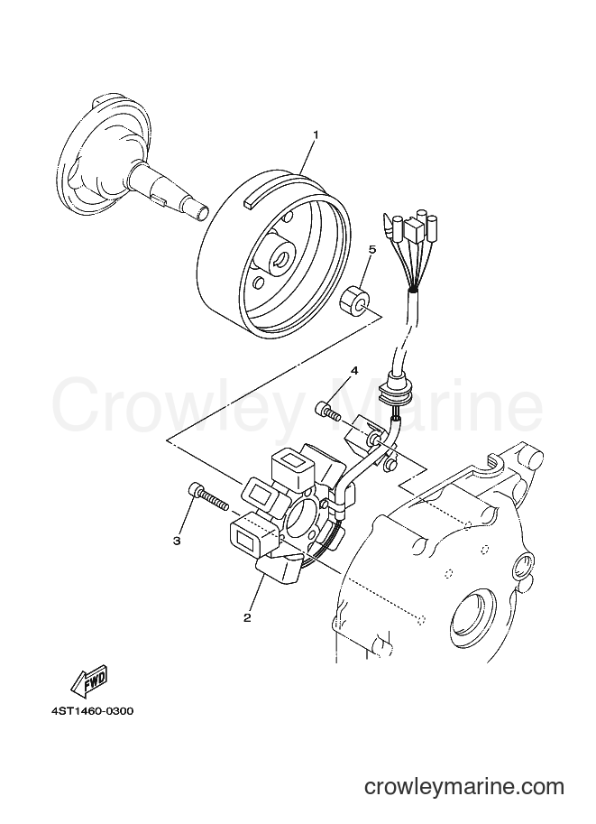 Yamaha Motors T105E (4YS1) [010] - GENERATOR