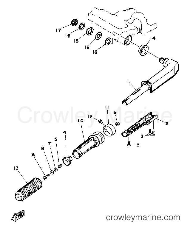 Yamaha Motors F9.9LD - STEERING