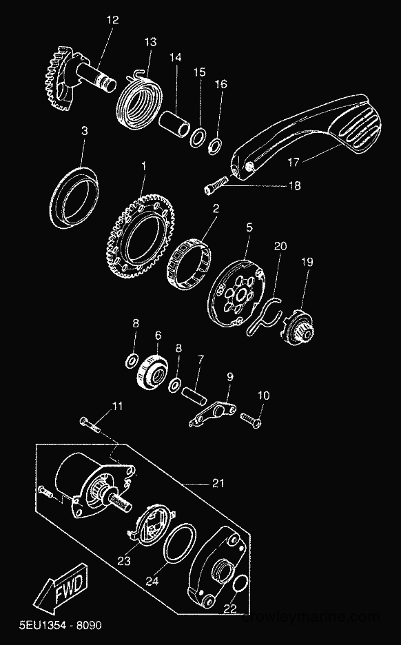 Yamaha Motors YH50 (5JB4) [020] - STARTER