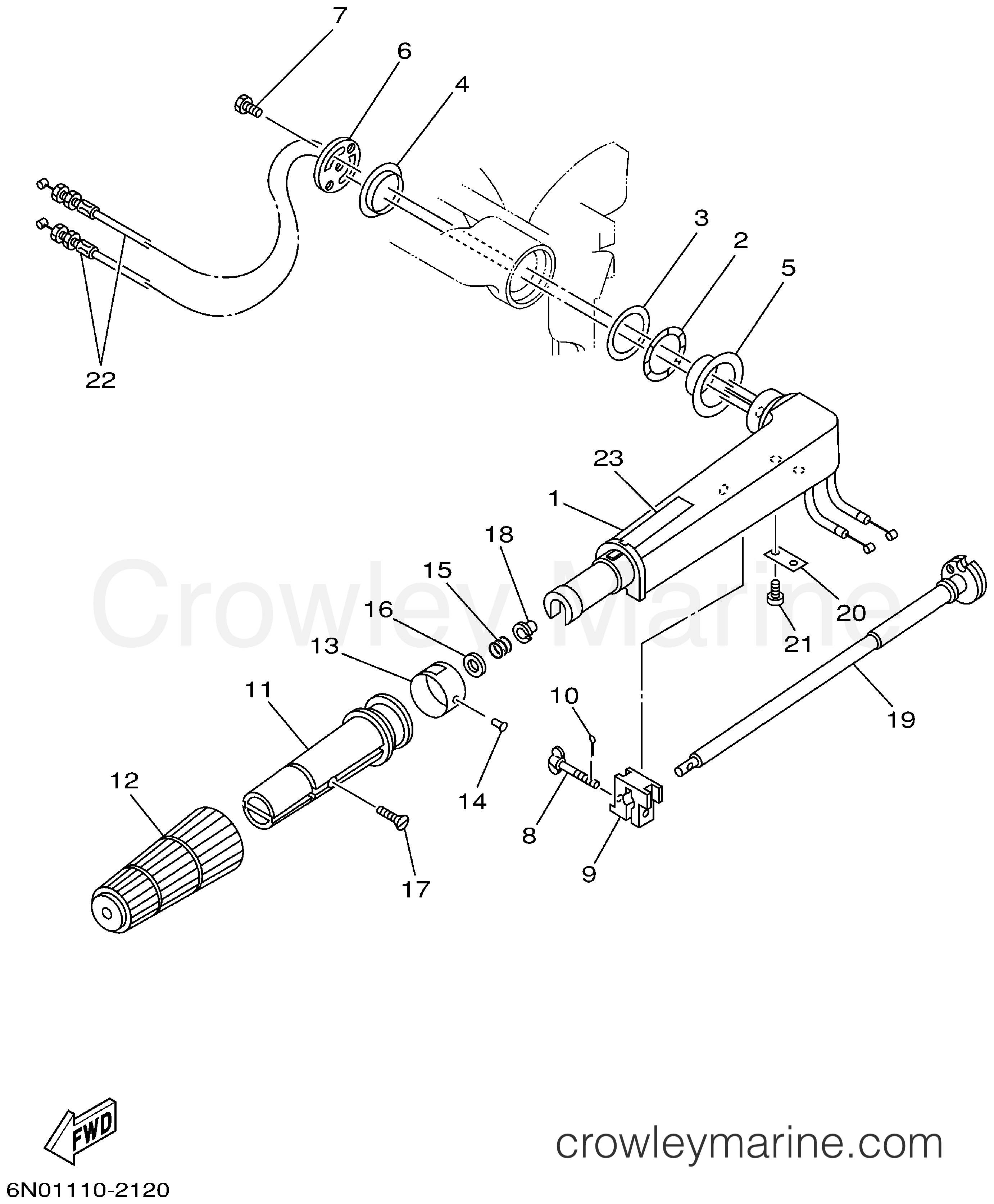 Yamaha Motors 8MSHA - STEERING