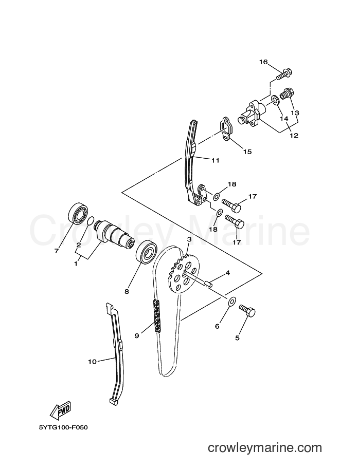 Yamaha Motors YFM350 (1BS8) [010] - CAMSHAFT & CHAIN
