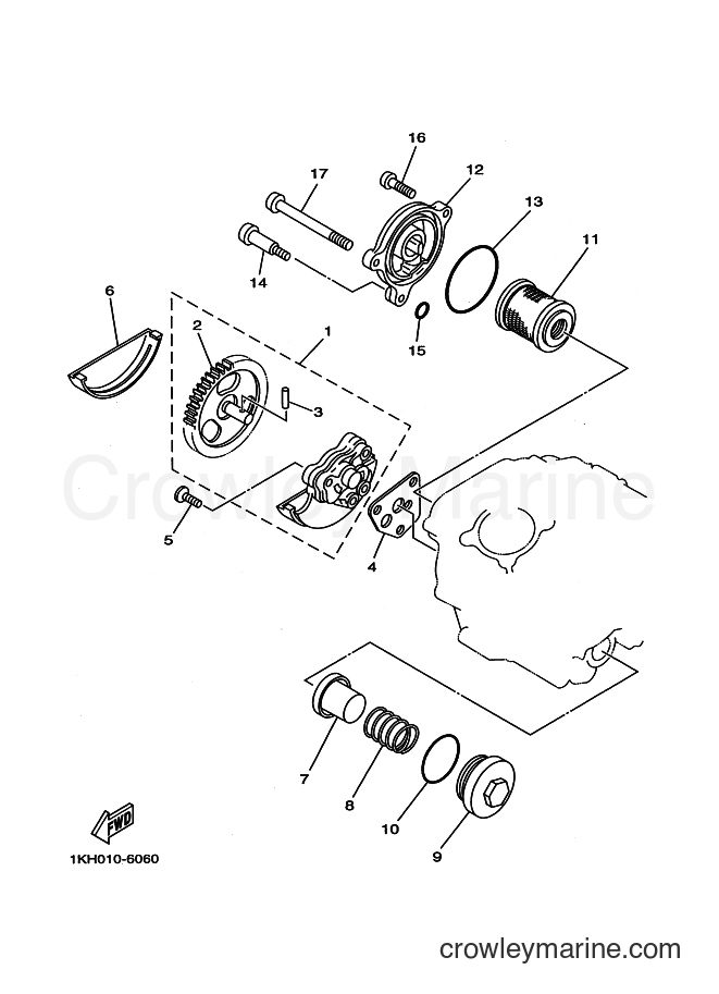 2000 Dirt Bike XT225 - XT225 (4BEU) [010] - OIL PUMP
