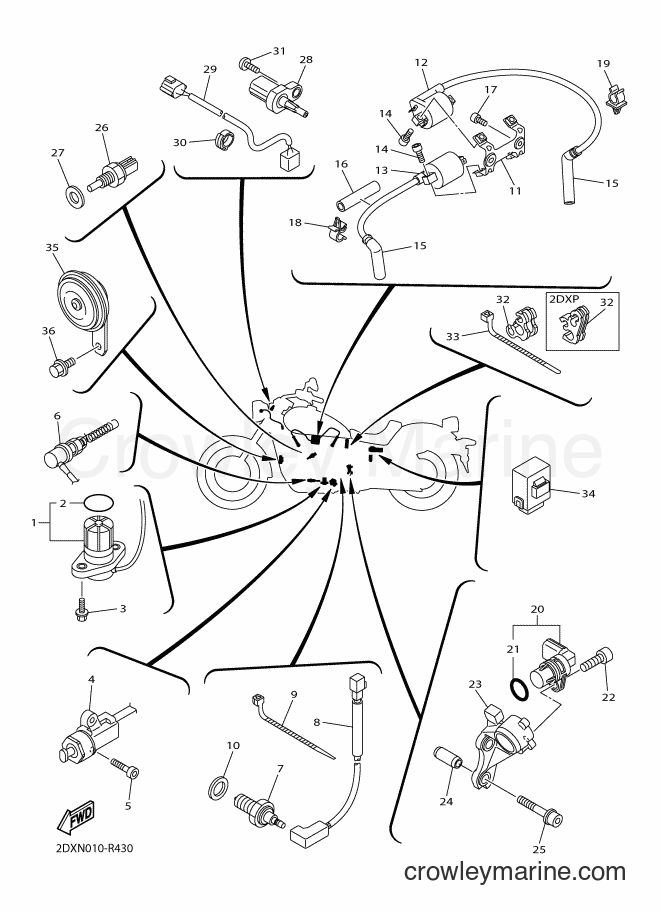 Yamaha Motors XVS950CU (2DXN) [010] - ELECTRICAL 1