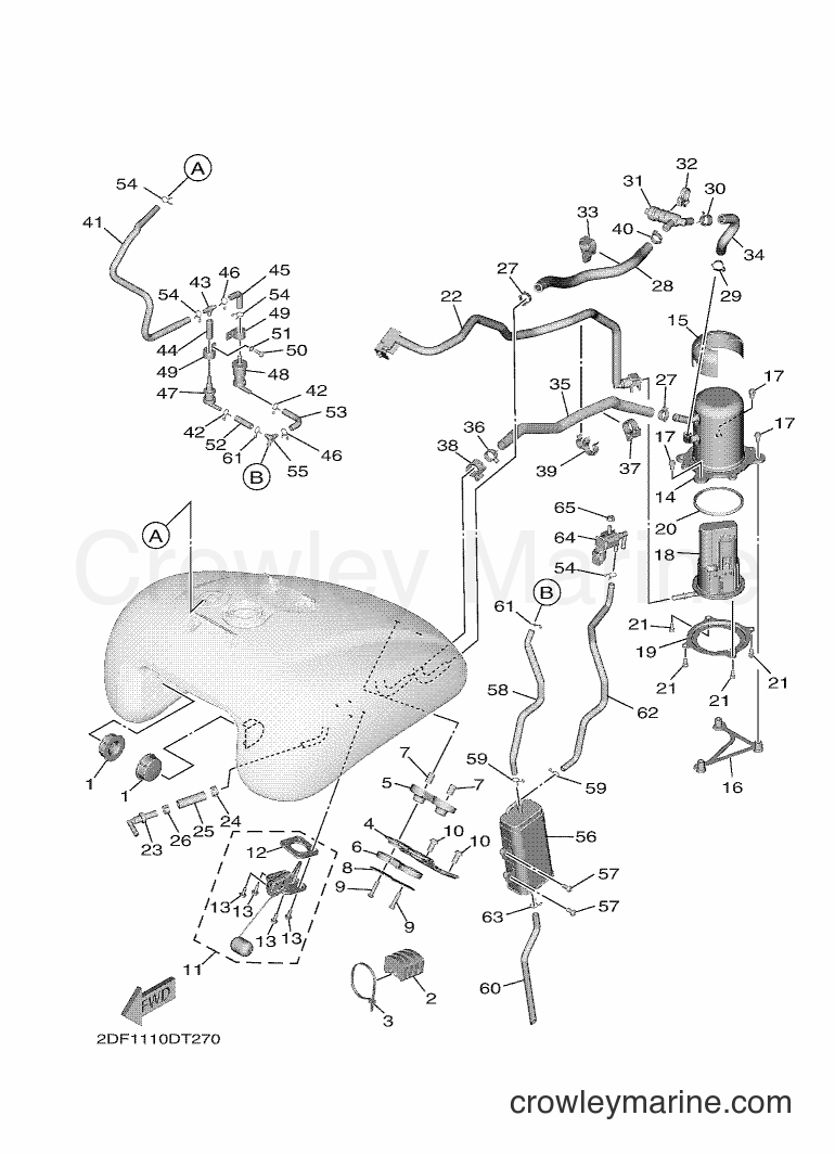 2018 Cruiser XV1900FDD - XV1900FDD (2DF4) [010] - FUEL TANK 2