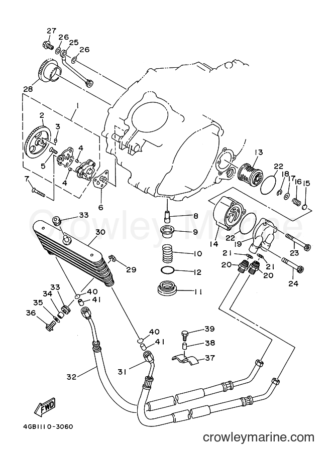 1995 ATV YFM400FW - YFM400FW (4GBA) [010] - OIL PUMP