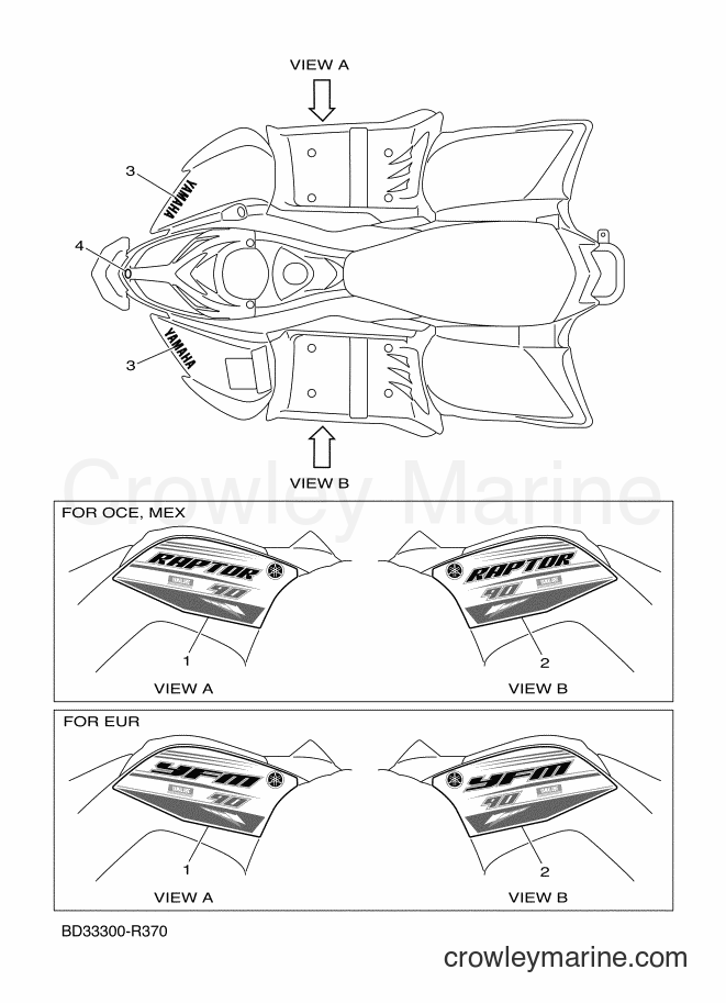 Yamaha Motors YFM90R (BD33) [010] - GRAPHICS