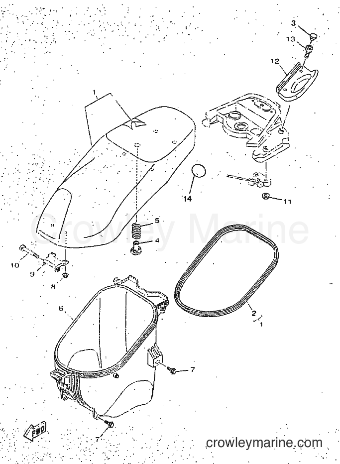 1998 Scooter YN50 - YN50 (5BW1) [010] - SEAT