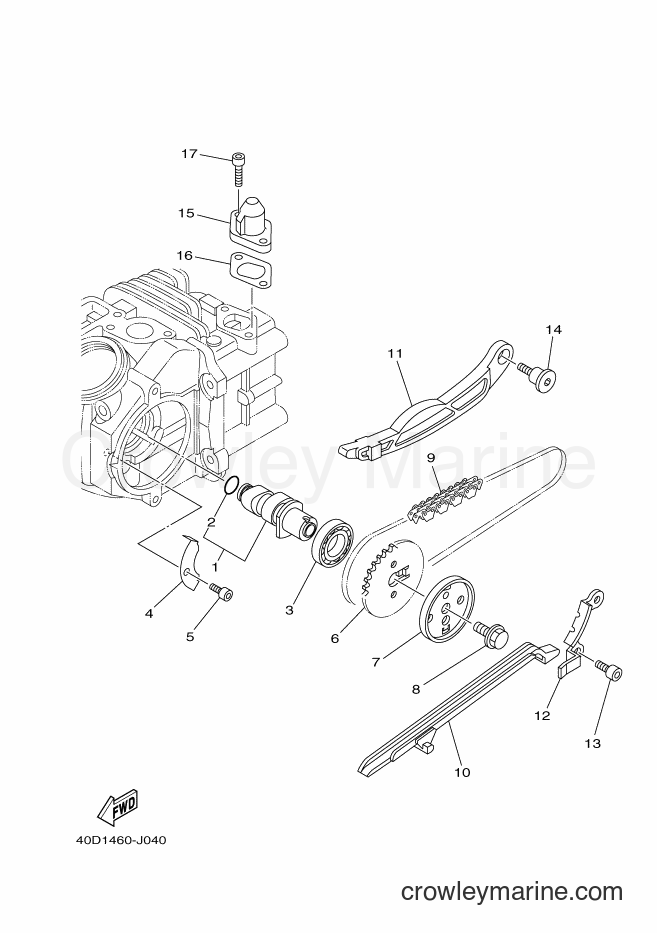 2011 Scooter TK115C - TK115C (40D1) [010] - CAMSHAFT & CHAIN