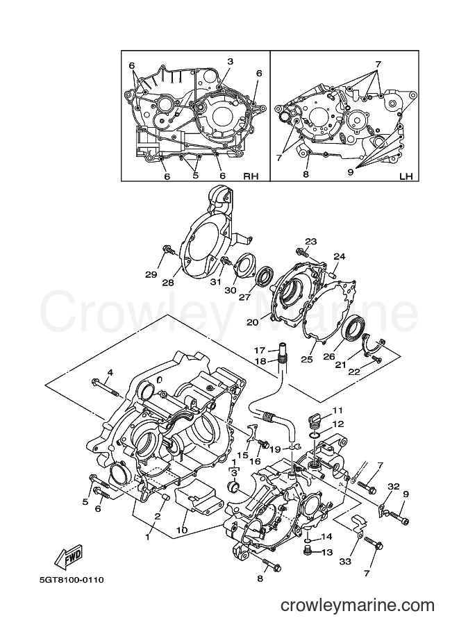 2000 ATV YFM600FWA - YFM600FWA (5GT8) [010] - CRANKCASE