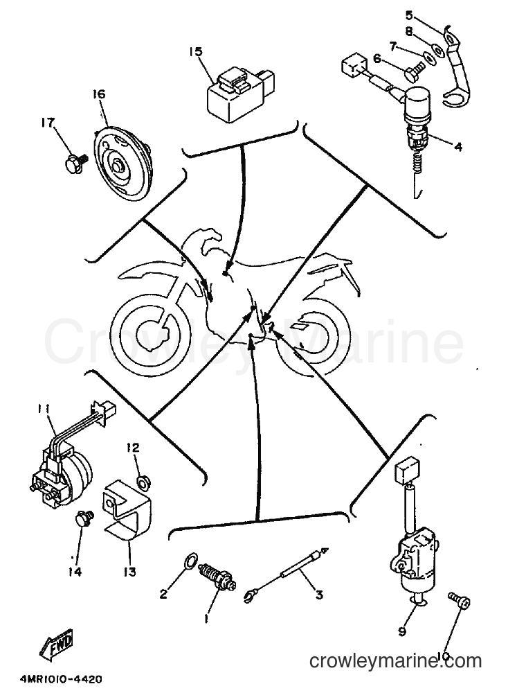 1994 Dirt Bike TT250R - TT250R (4MR1) [010] - ELECTRICAL 2