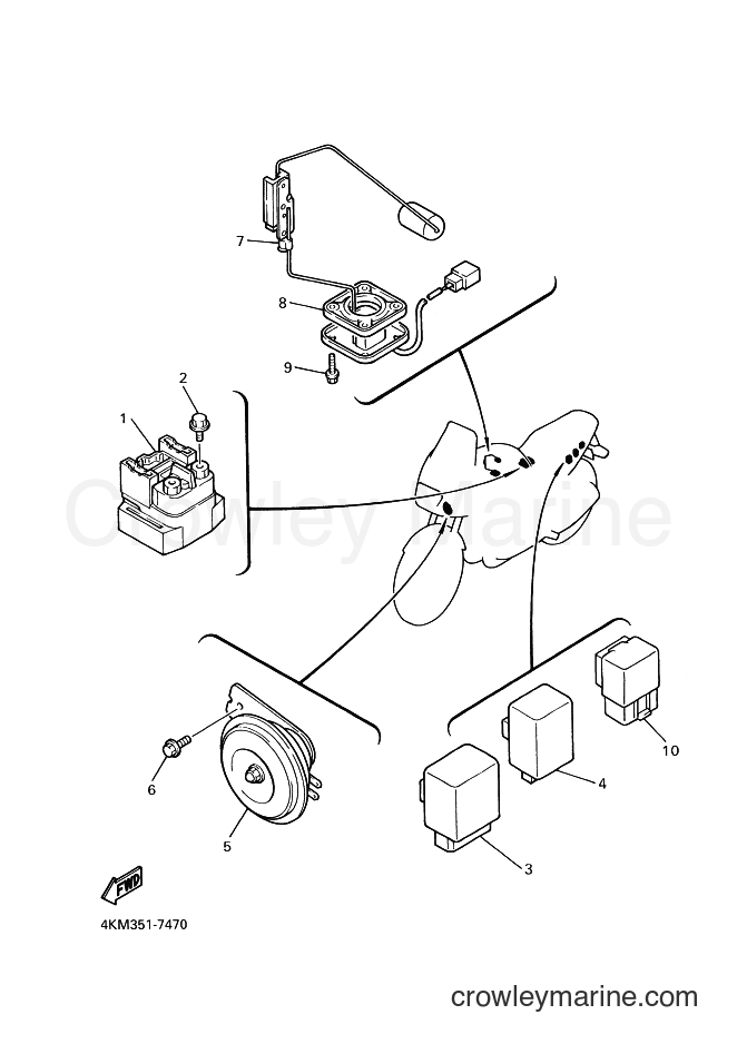 2002 Street Bike XJ900S - XJ900S (4KMD) [021] - ELECTRICAL 1