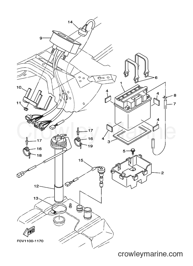 Yamaha Motors JET FOR XA1200 (68N1) [02A] - ELECTRICAL 2