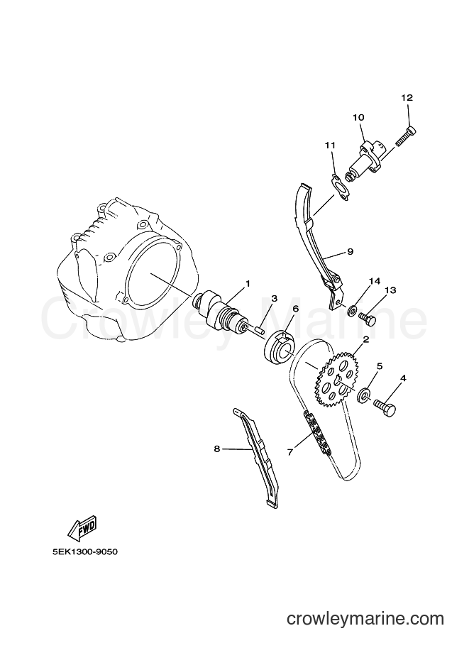 2000 Dirt Bike TW125 - TW125 (5EK3) [070] - CAMSHAFT & CHAIN