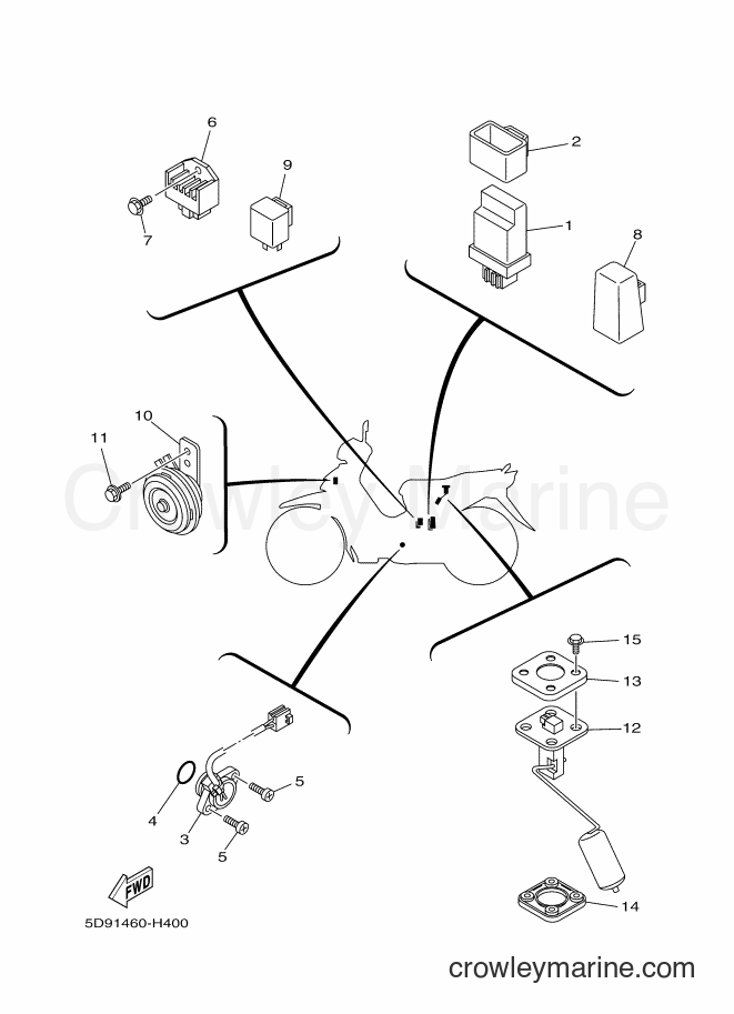 Yamaha Motors T115 (5D91) [010] - ELECTRICAL 2