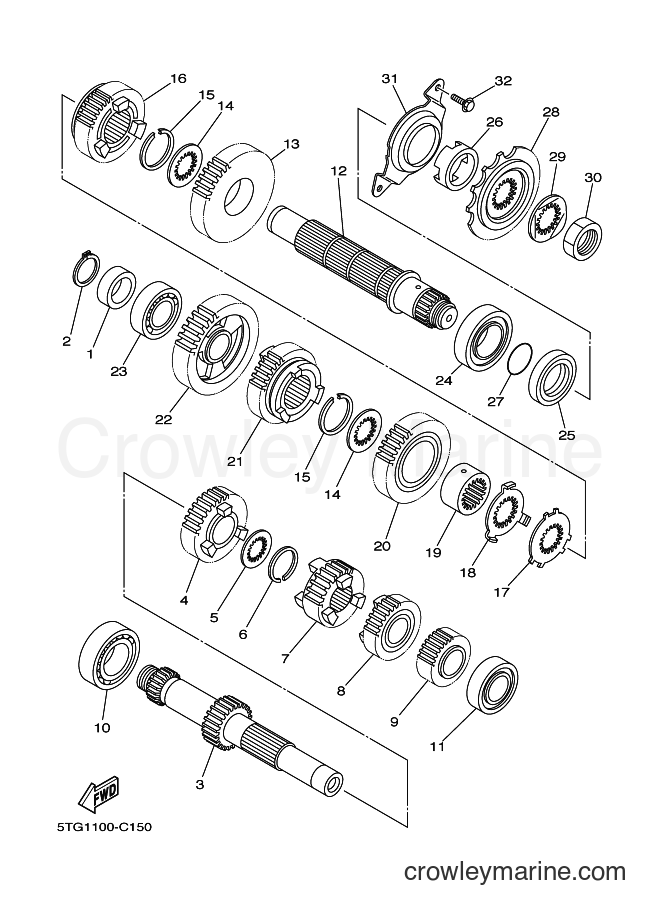 2007 ATV YFZ450 - YFZ450 (5D36) [010] - TRANSMISSION