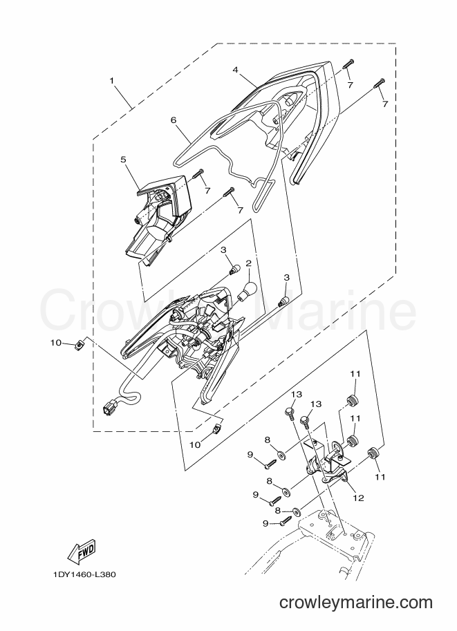 Yamaha Motors T115FSE (2SU1) [010] - TAILLIGHT