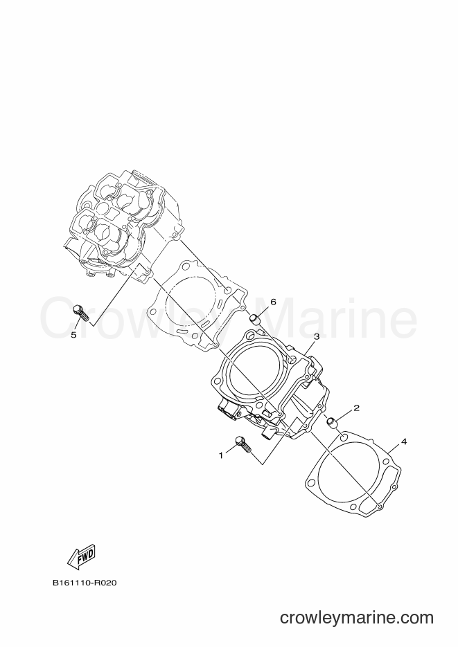 2017 ATV YFM700FWB - YFM700FWB (B16F) [010] - CYLINDER
