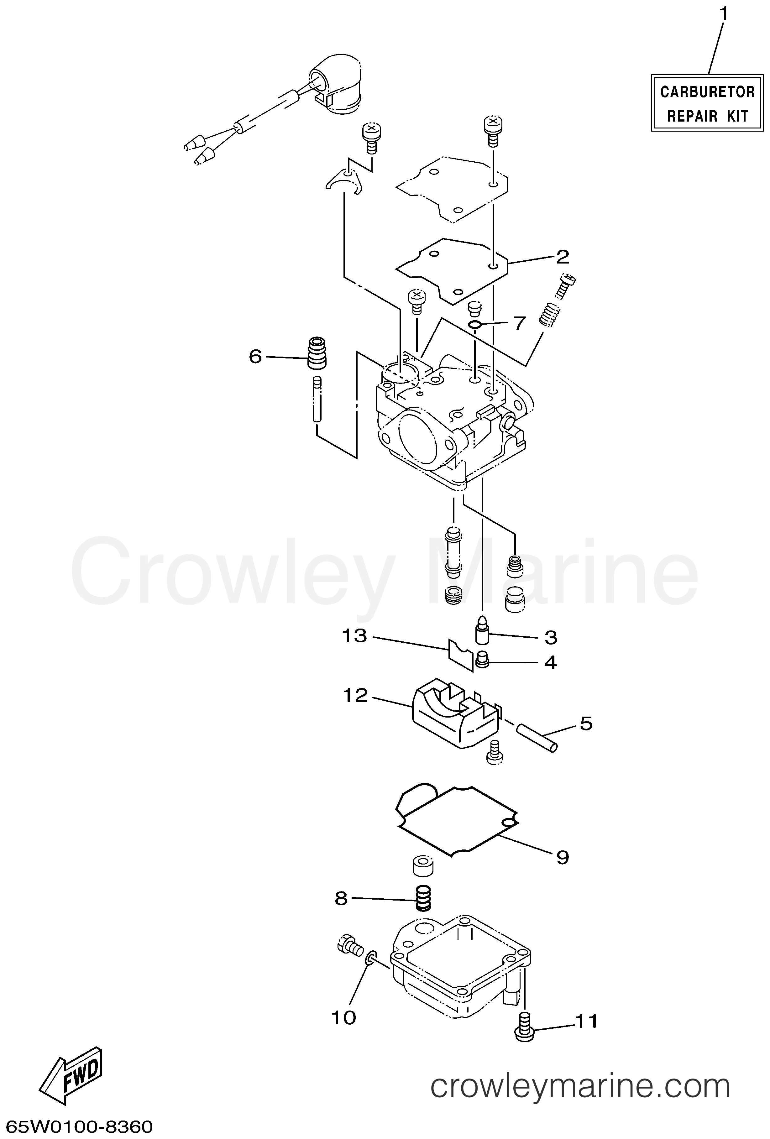 Yamaha Motors F25MLHA - REPAIR KIT 2