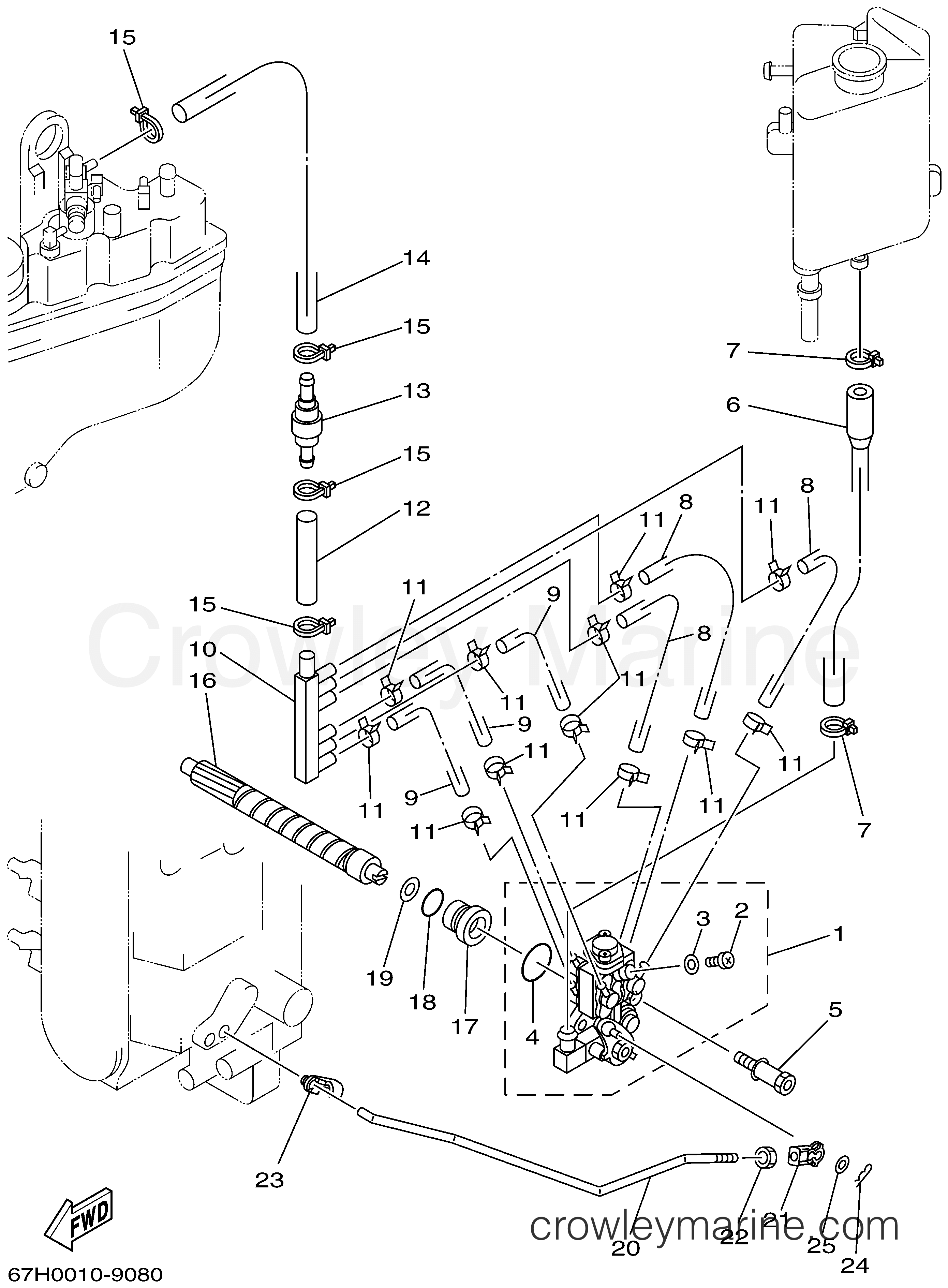 Yamaha Motors VX150TLRA - OIL PUMP