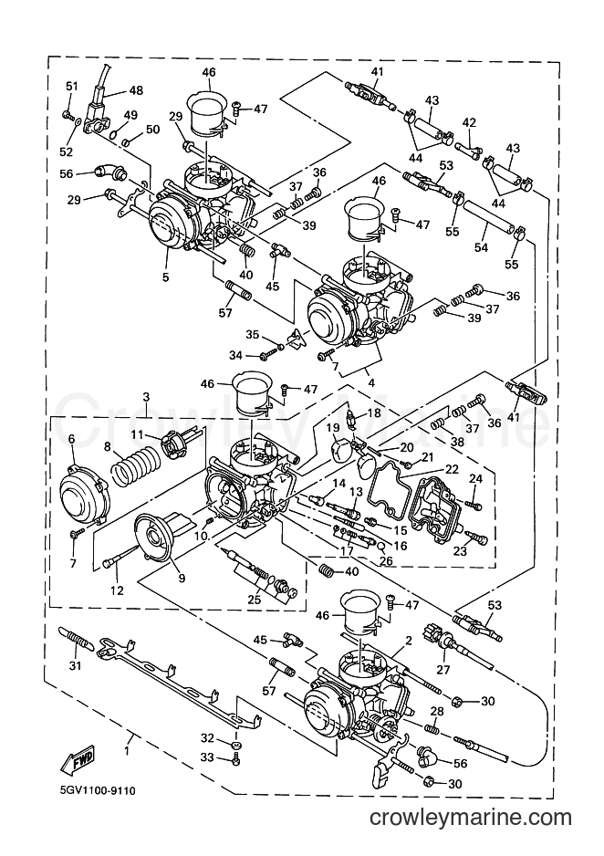 2002 Sport Bike YZF-R6 - YZF-R6 (5MTH) [010] - CARBURETOR 2