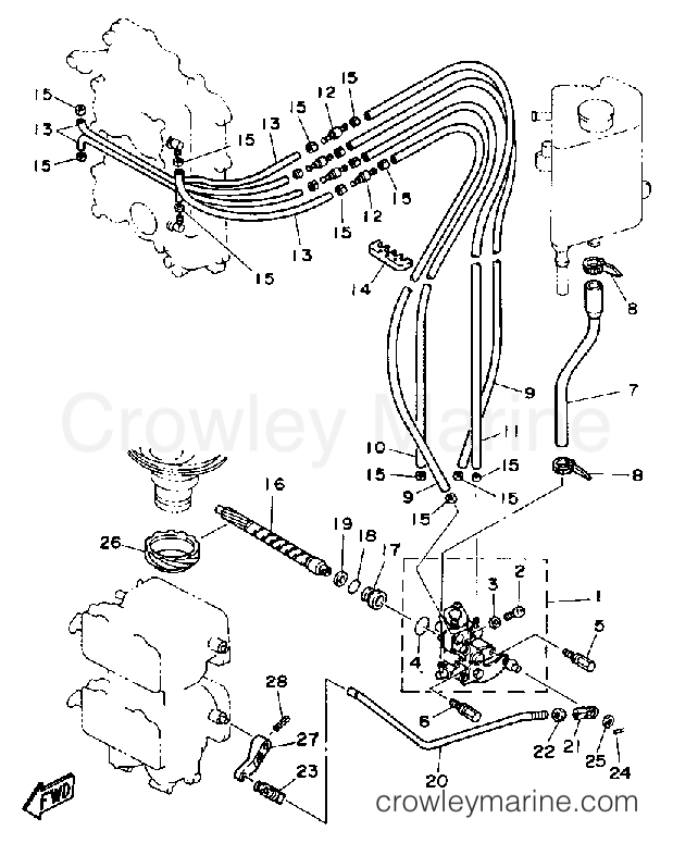 Yamaha Motors L130ETXD - OIL PUMP