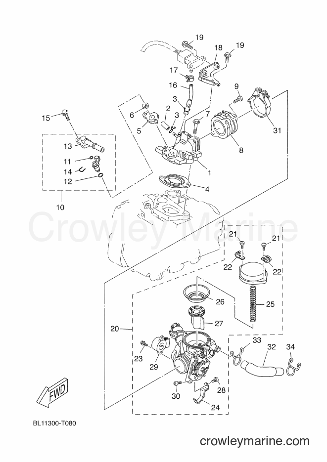 Yamaha Motors YP400RA (BL11) [010] - INTAKE
