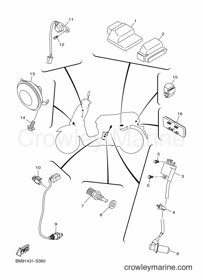 2017 Street Bike LTV125-A - LTV125-A (BM93) [010] - ELECTRICAL 3