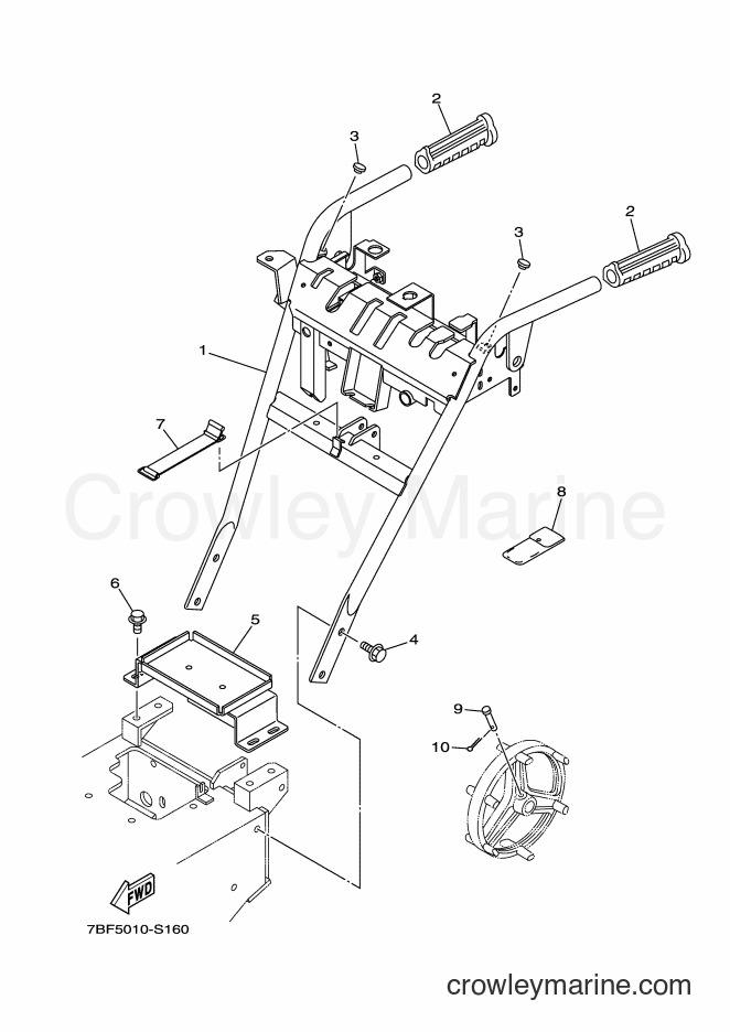 Yamaha Motors YT1380X (7BE4) [010] - STEERING LINK