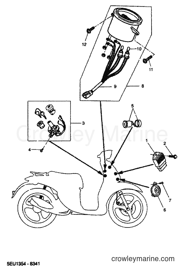 Yamaha Motors YH50 (5JB6) [030] - ELECTRICAL 1