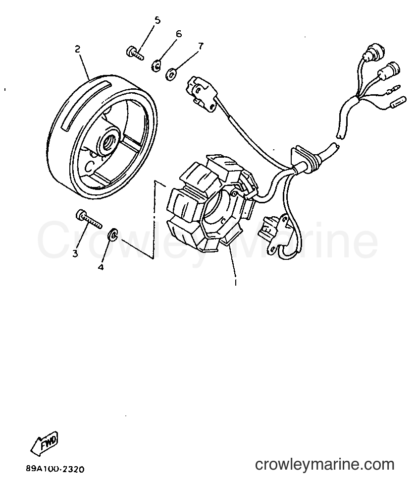 Yamaha Motors VX750 (89A1) [020] - GENERATOR