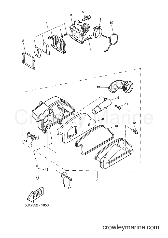 2001 Scooter CW50RSL - CW50RSL (5JK7) [010] - INTAKE