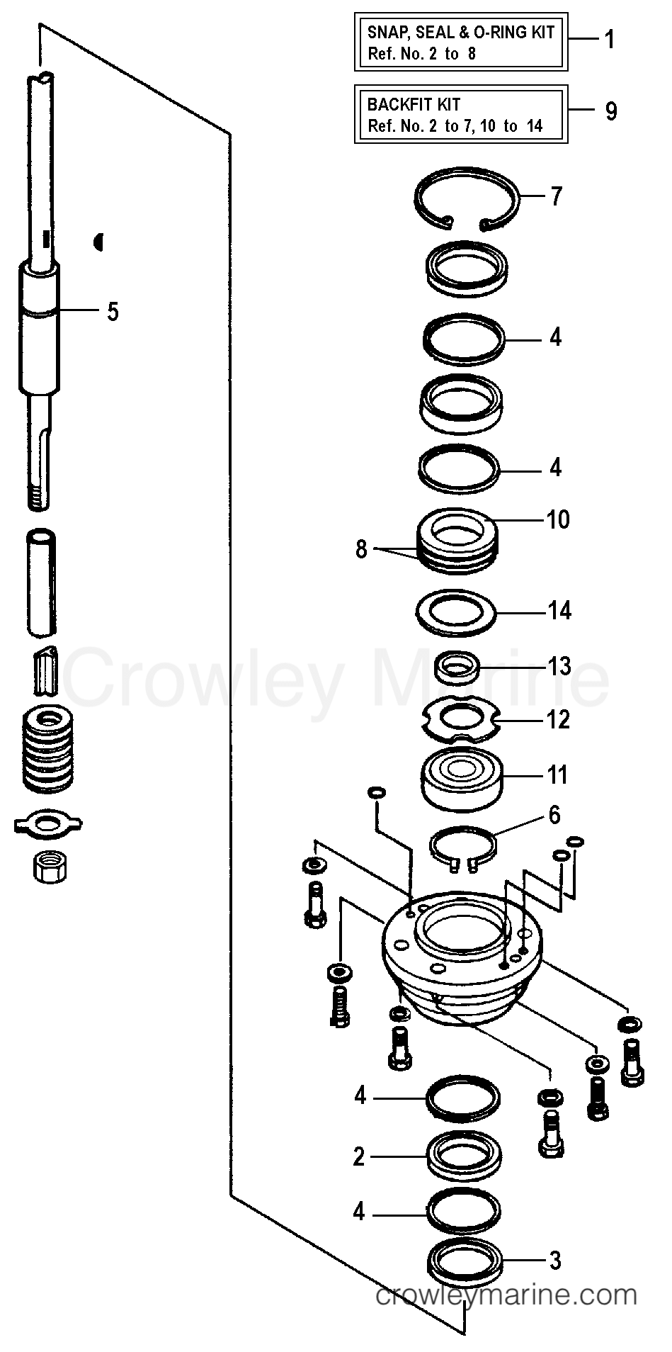 Yamaha Motors 40EJRT-PUMP - REPAIR KIT