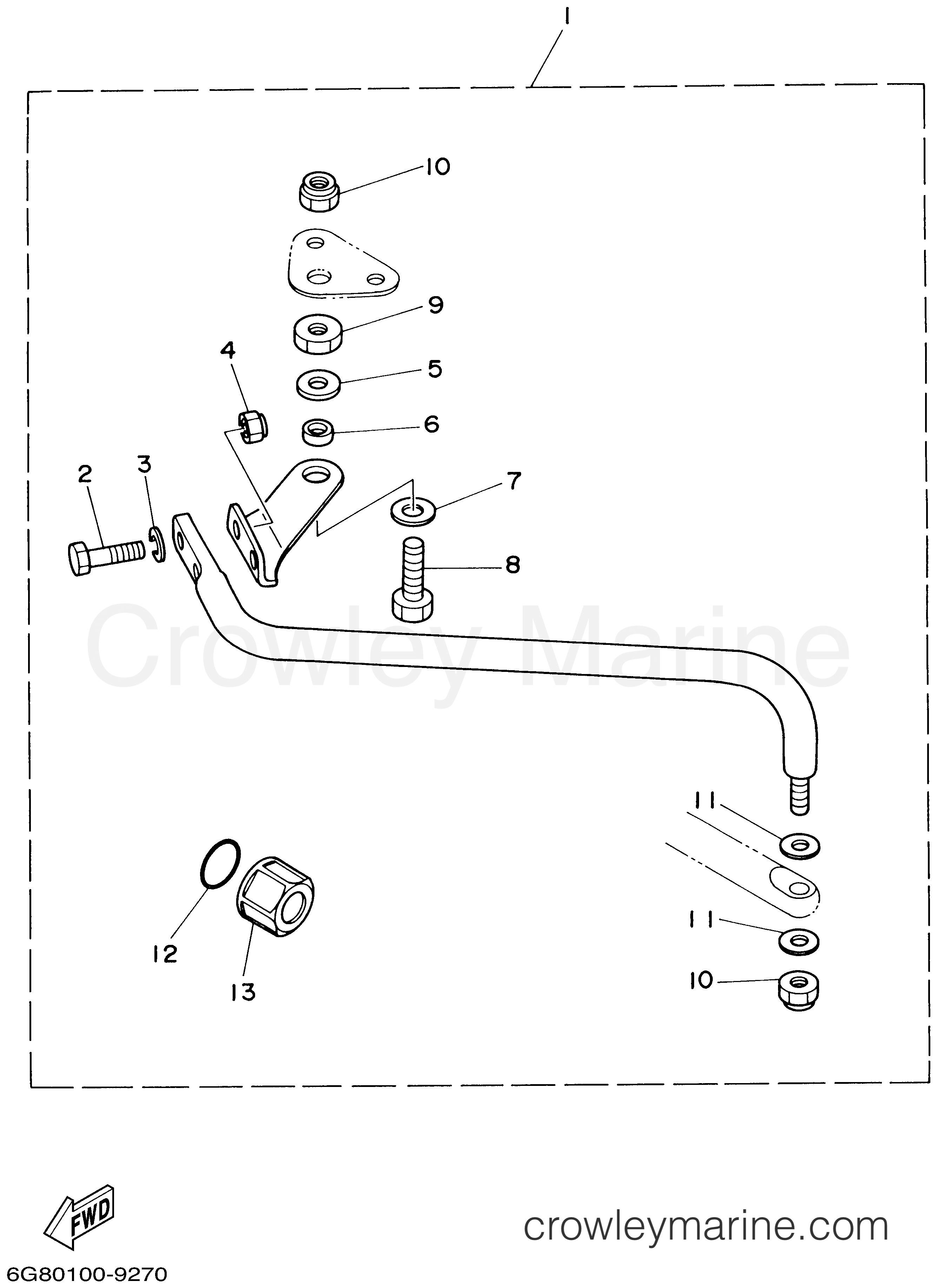 Yamaha Motors F9.9MLHA - STEERING GUIDE