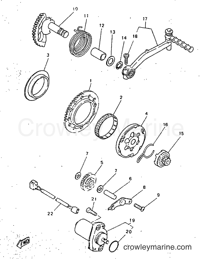 Yamaha Motors YN50 (5AD5) [010] - STARTER